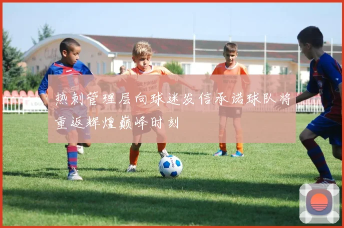热刺管理层向球迷发信承诺球队将重返辉煌巅峰时刻